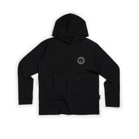 T-Shirt Hoodie Circular Logo Black