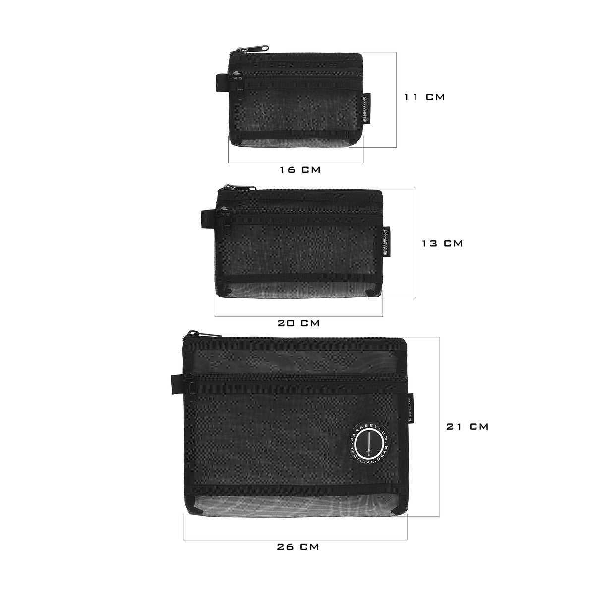 PRISM™ Mesh Pouch Set - Black