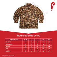 PRBLM OG25/001 Vintage Hunting Jacket Frogskin Camo